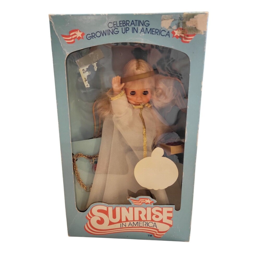 NIB Sunrise In America Doll Costume Party 8" Gata Vintage 1982 Sealed Halloween